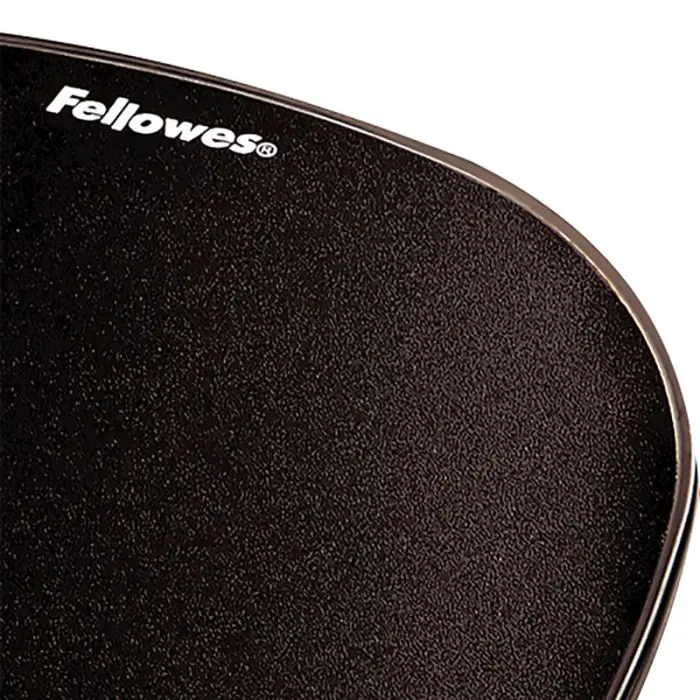 Fellowes Crystal™ Gel Mouse Pad/Wrist Rest, Black