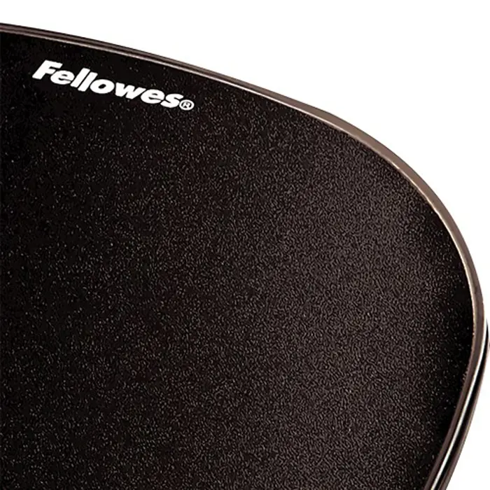 Fellowes mouse and wrist pad gel, CRYSTAL, black