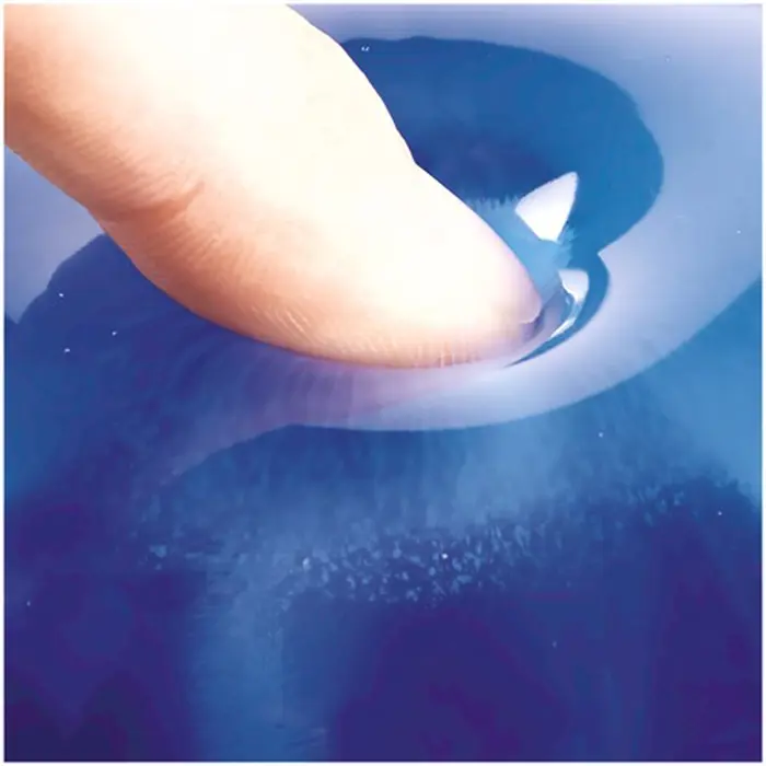 Fellowes Mouse & Wrist Pad Gel CRYSTAL cyan