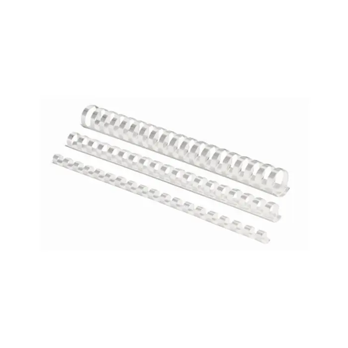 Fellowes plastic spirals 10 mm, white (for 41-55 sheets), 100 pieces