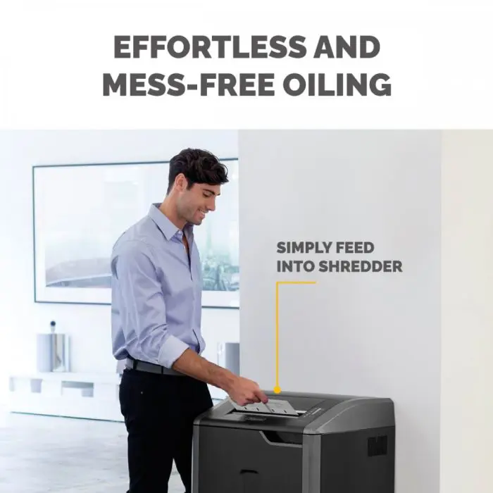 Fellowes shredder maintenance lubricant sheets, 10 pcs