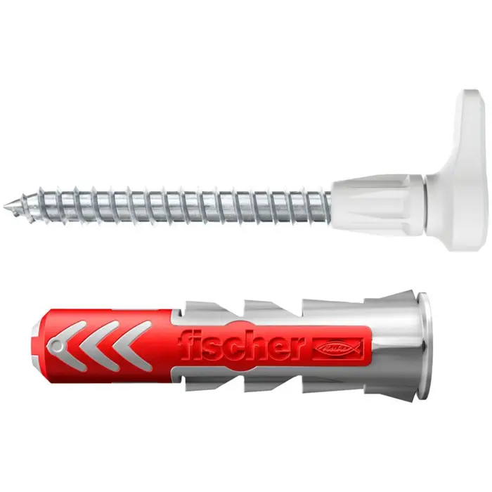 Fischer EasyHook Angle DuoPower 8x40 (white, 25 pieces, with EasyHook angle hook)