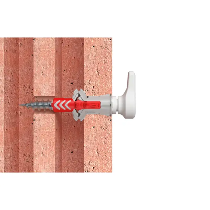 Fischer EasyHook Angle DuoPower 8x40 (white, 25 pieces, with EasyHook angle hook)
