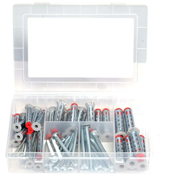 Fischer Meister-Box DuoHM cavity dowel + panhead screw TX (52 pieces)