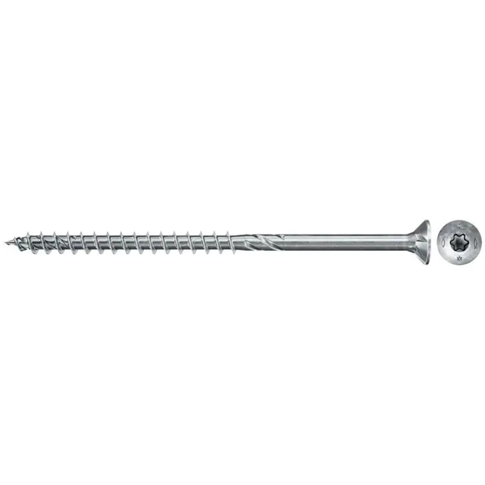 fischer PowerFast II Tanos-Box, countersunk head TG/VG TX, screw set 1,801 pieces, partial and full thread, galvanized