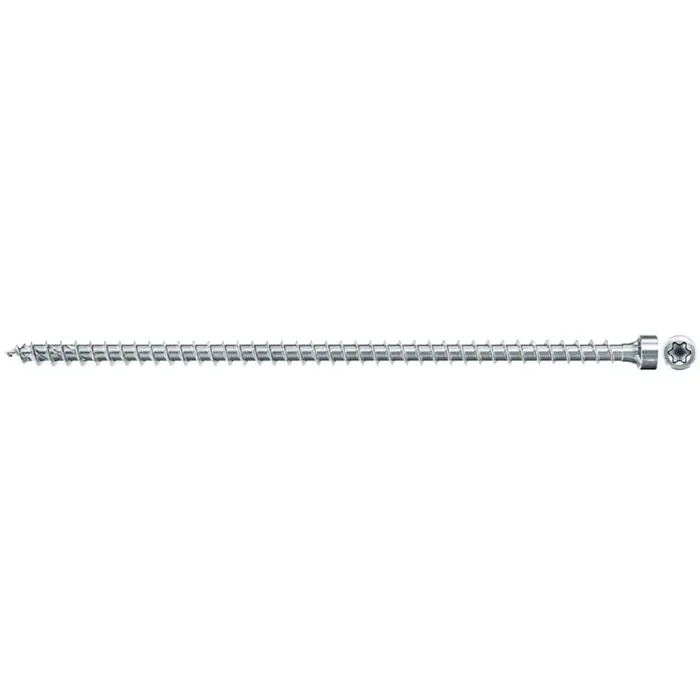 Fischer wood construction screw PowerFull II 8.0x200 ZK TX VG (50 pieces, full thread, galvanized)