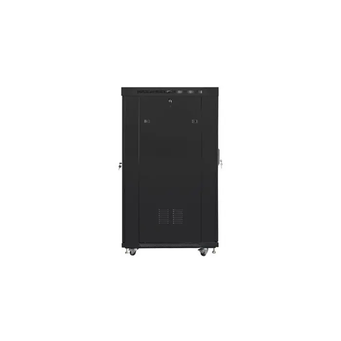 FLOOR-STANDING RACK CABINET 19" 22U 800X1000 BLACK PERFORATED LCD DOOR LANBERG (FLAT PACK) V2