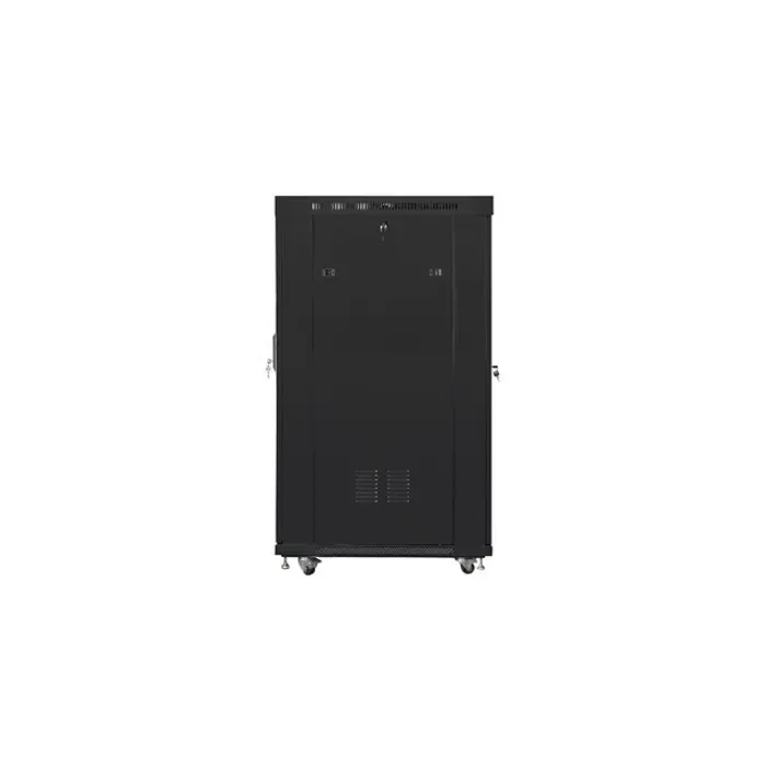 FLOOR-STANDING RACK CABINET 19" 22U 800X1000 BLACK PERFORATED LCD DOOR LANBERG (FLAT PACK) V2