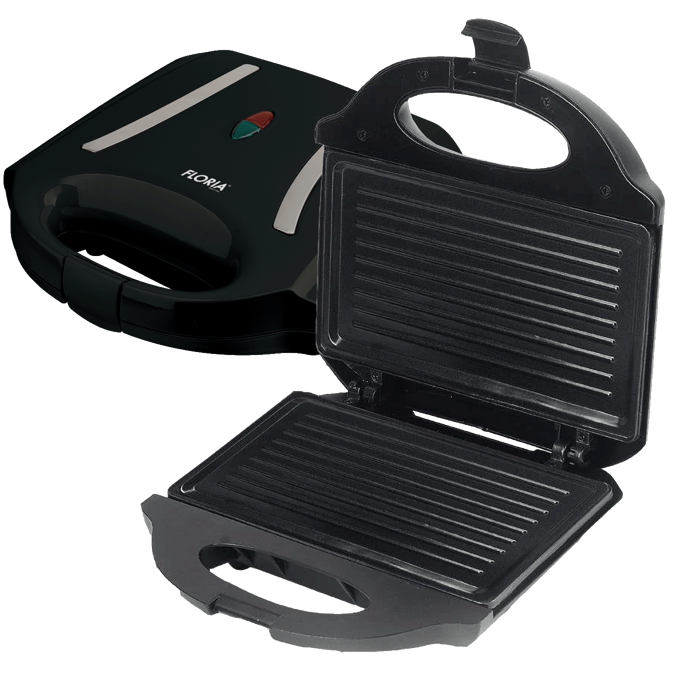 Floria Sendvič Toster, LED indikator, 800 W, crna - ZLN7941