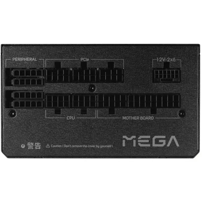Fortron FSP MEGA GM 1000W (black/white, 1x 12-pin high power GPU, 3x PCIe, cable management, 1000 watts)