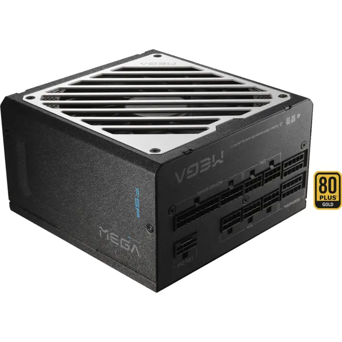 Fortron FSP MEGA GM 1200W (black/white, 1x 12-pin high power GPU, 3x PCIe, cable management, 1200 watts)