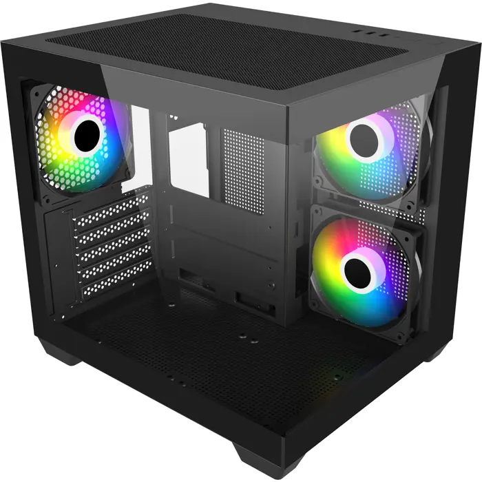 Fortron S140-BA (black, tempered glass x 2)