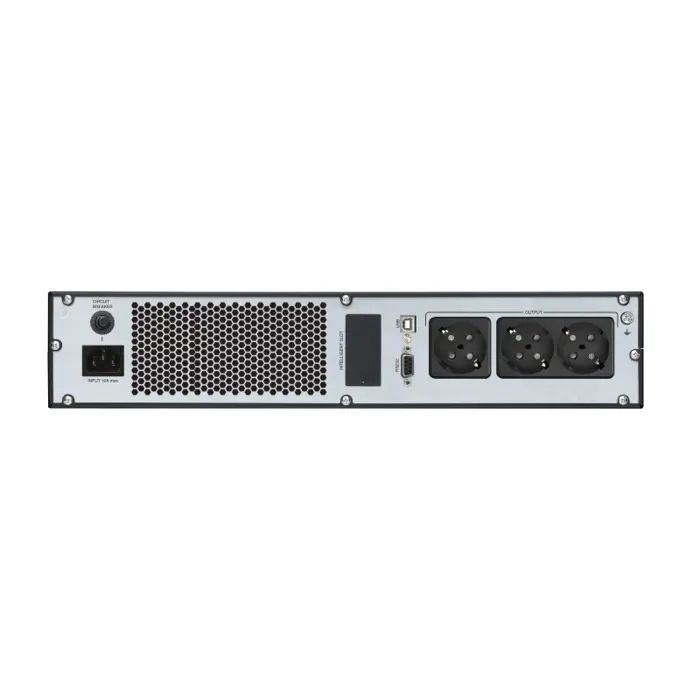 Fortron Source Champ Rack 1000VA/900W, On-line double conversion, USB, RS-232, 3×Schuko, 2×9Ah, 3.2min autonomija, LCD