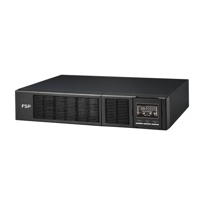 Fortron Source Clippers Rack/Tower 2000VA/2000W, On-line double conversion, USB, RS-232, EPO, 8×C13, 4×9Ah, 3min autonomija, LCD