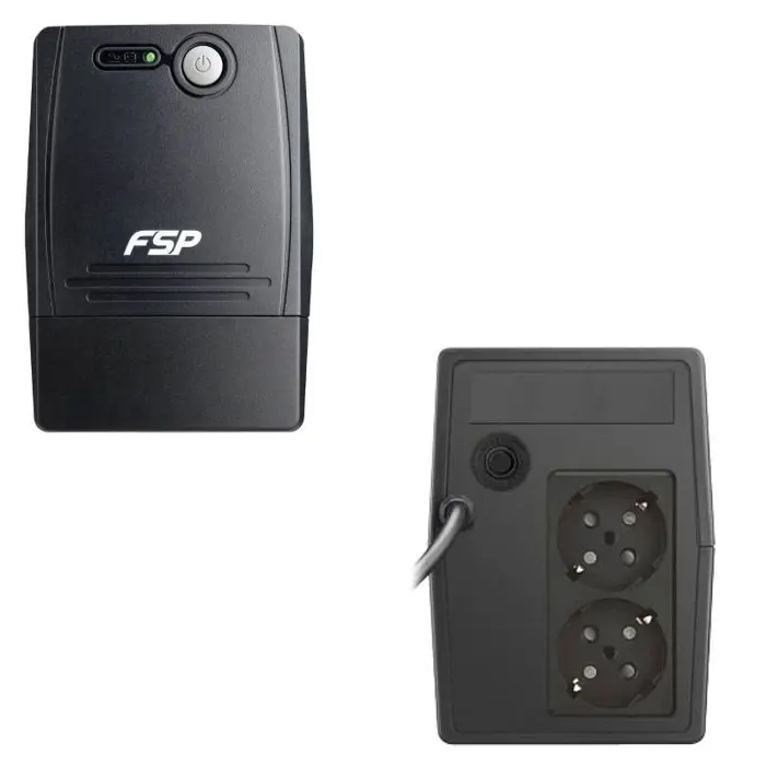 Fortron Source FP 600VA/360W, Line-interactive, 2×Schuko, 1×7Ah, 3.5min. autonomija