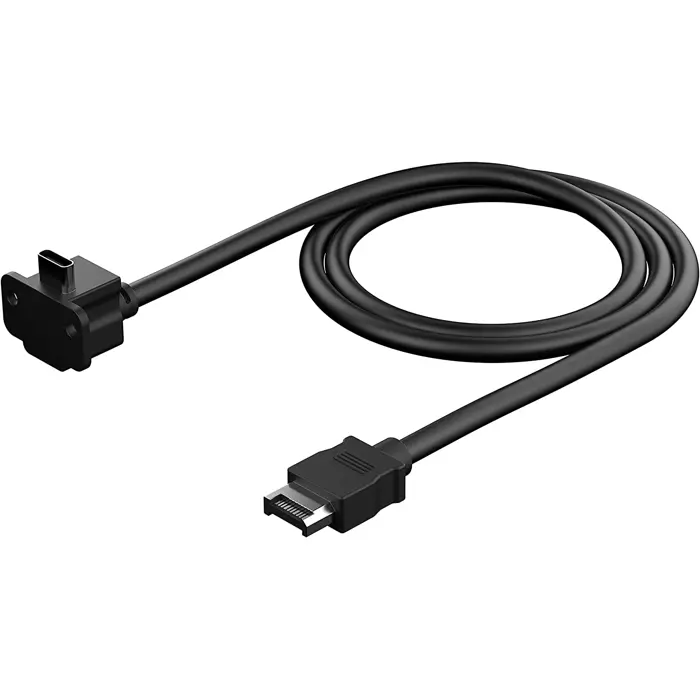 Fractal Design FD-A-USBC-002, USB-C 10Gbps Cable - Model E (black, 1 meter)