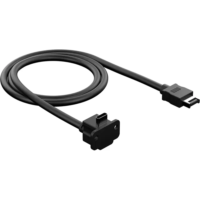 Fractal Design FD-A-USBC-002, USB-C 10Gbps Cable - Model E (black, 1 meter)