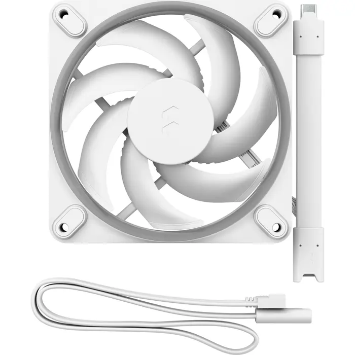 Fractal Design Fractal D. Momentum 12 RGB White (white, 120 mm)
