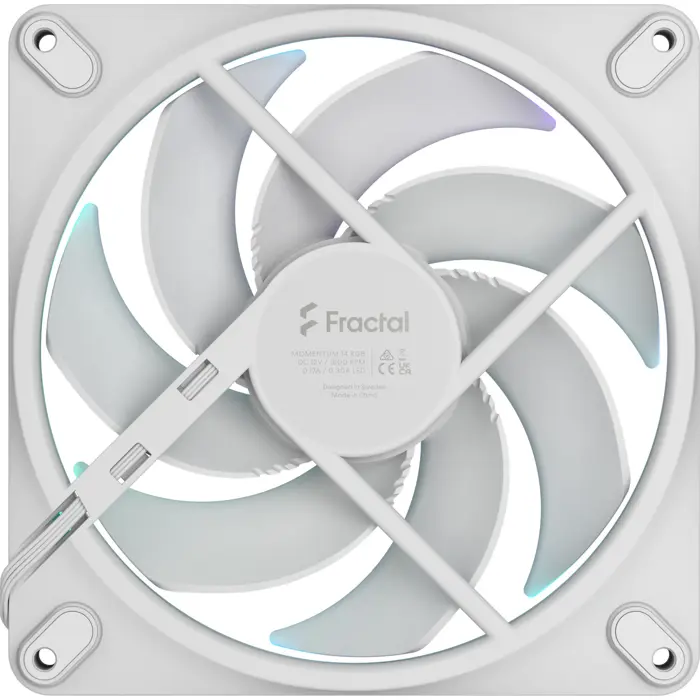 Fractal Design Fractal D. Momentum 14 RGB White (white, 140 mm)