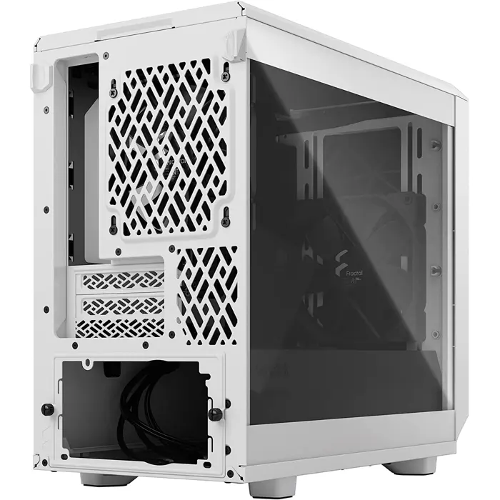 Fractal Design Meshify 2 Nano White TG clear tint, tower case (white, Tempered Glass)