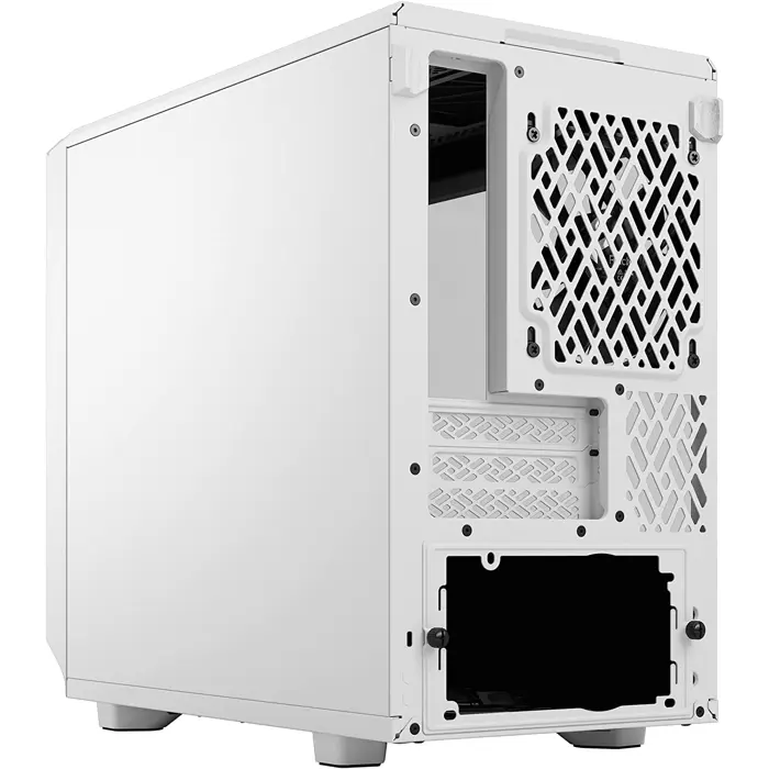 Fractal Design Meshify 2 Nano White TG clear tint, tower case (white, Tempered Glass)