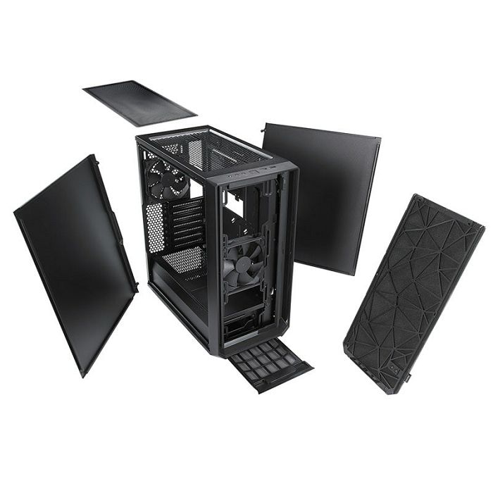 Fractal Design Meshify C Midi-Tower - black FD-CA-MESH-C-BKO