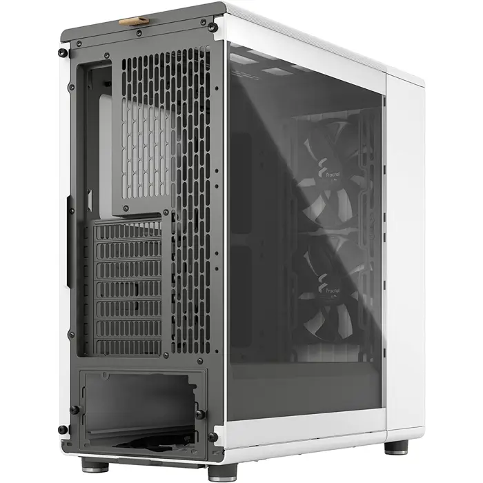 Fractal Design North Chalk White TG Clear - Tempered Glass