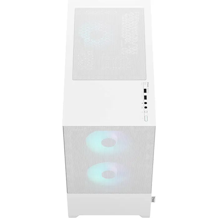 Fractal Design Pop Mini Air RGB white TG Clear Tint, Tower Case (white)