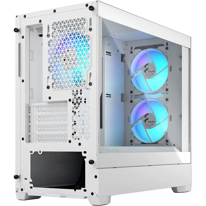 Fractal Design Pop Mini Air RGB white TG Clear Tint, Tower Case (white)