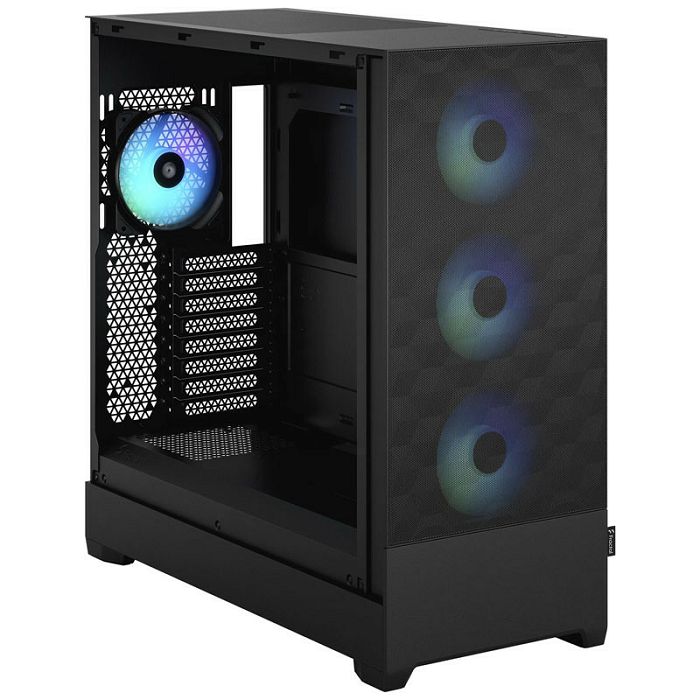 Fractal Design Pop XL Air RGB Clear Tint E-ATX case, tempered glass - black-FD-C-POR1X-06