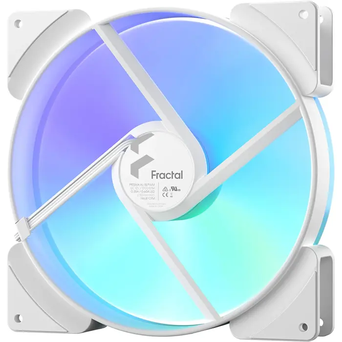 Fractal Design Prisma AL-18 ARGB PWM white, case fan (white)