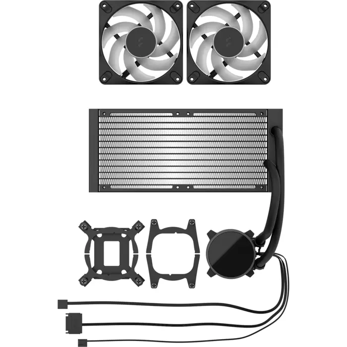 Fractal Design Radius 240 RGB Black (black)