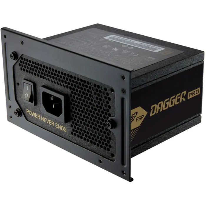 FSP DAGGER PRO 650W, PC power supply (2x PCIe, cable management, 650 watts)