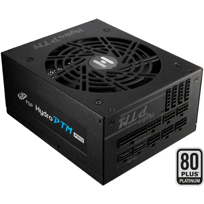 FSP Hydro PTM PRO ATX3.1(12V-2x6) 1650W, PC power supply (2x 12-pin high power GPU, 4x PCIe, cable management, 1350 watts)