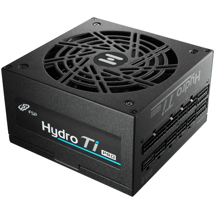 FSP Hydro Ti PRO 1000W, PC power supply (1x 12-pin high power GPU, 5x PCIe, cable management, 1000 watts)