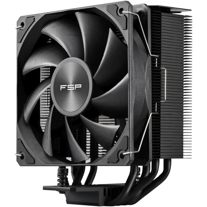 FSP NP5 BLACK, CPU cooler (black, 120 mm)