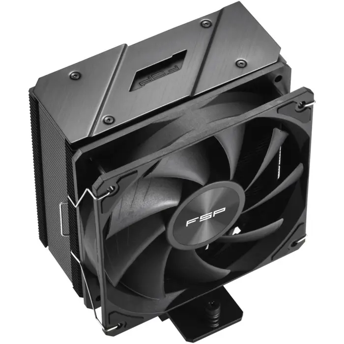 FSP NP5 BLACK, CPU cooler (black, 120 mm)