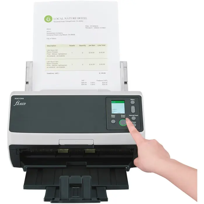 Fujitsu fi-8170, feed scanner (grey/anthracite, USB, LAN)