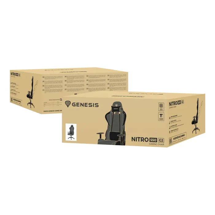 GAMING CHAIR GENESIS NITRO 550 G2 GREY