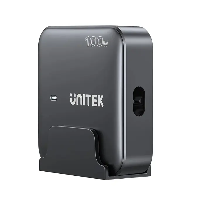 GaN network charger - Unitek P1229ABK01-EU | 100W 2x USB-C 2x USB-A