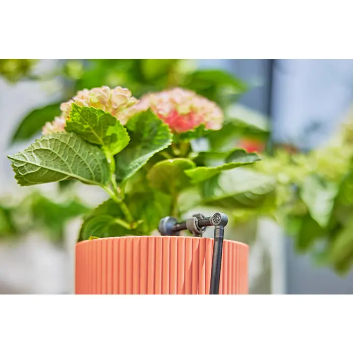 Gardena Micro-Drip-System L-piece 4.6mm (3/16), connection (dark grey, 10 pieces, model 2023)