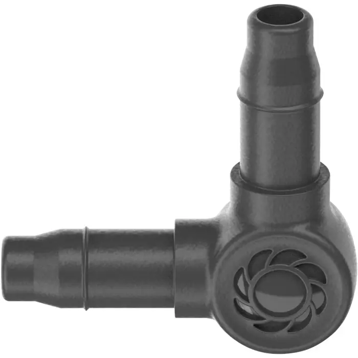 Gardena Micro-Drip-System L-piece 4.6mm (3/16), connection (dark grey, 10 pieces, model 2023)