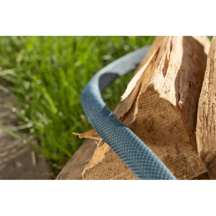 GARDENA textile hose Liano Xtreme 1/2, 15 meter set (dark grey/orange, model 2023, incl. cleaning syringe, 2 tap connectors)