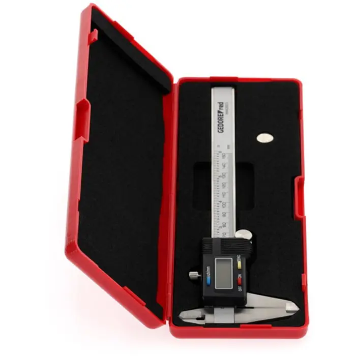 GEDORE Red digital caliper R94420021, measuring device (grey)