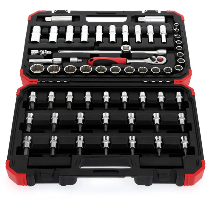Gedore Red Socket set 3/8 ", 59 pieces (red / black, with Shift-gun, SW 6mm - 24mm)