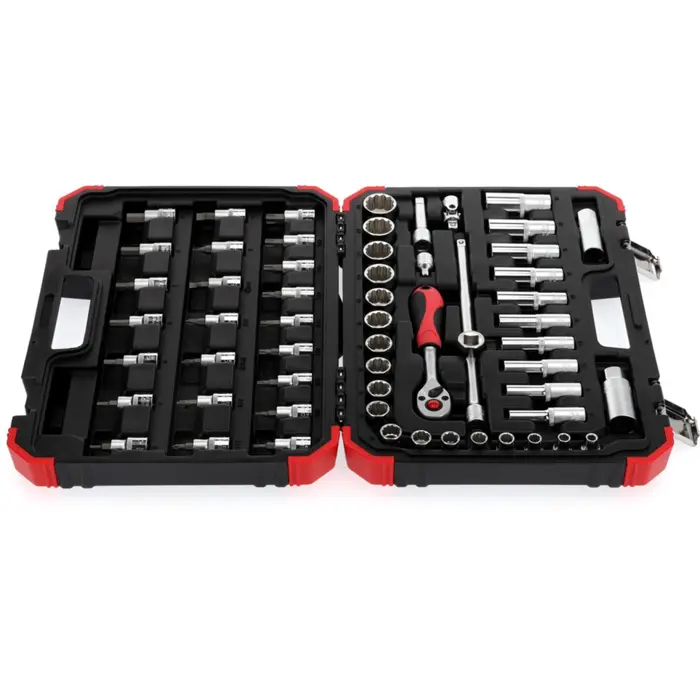 Gedore Red Socket set 3/8 ", 59 pieces (red / black, with Shift-gun, SW 6mm - 24mm)
