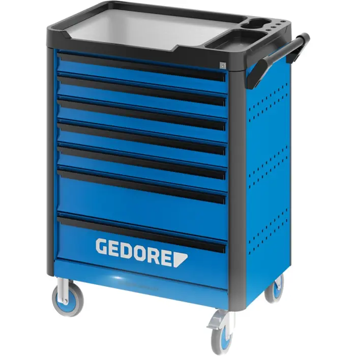 Gedore tool trolley workster highline (blue/black, incl. 147 tools)