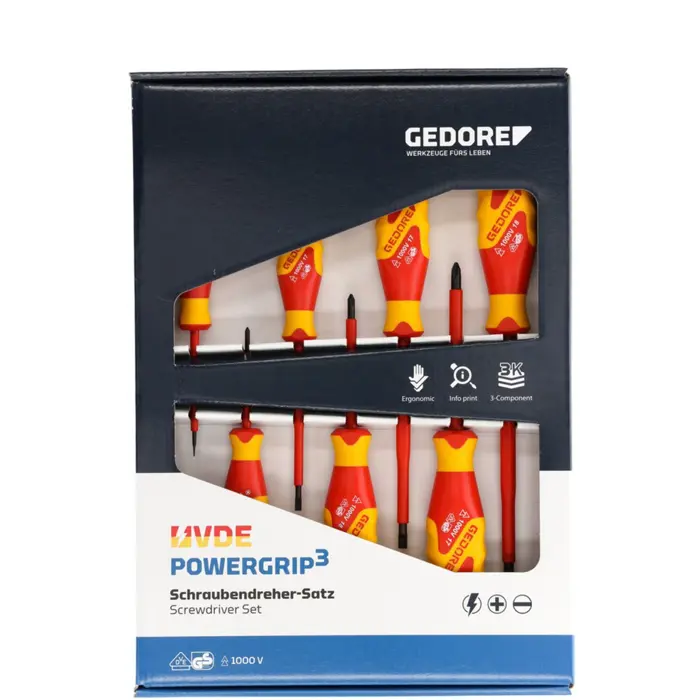 Gedore VDE screwdriver set - 7 pieces
