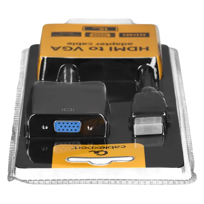 Gembird A-HDMI-VGA-04 video cable adapter 0.15 m VGA (D-Sub) HDMI Type A (Standard) Black