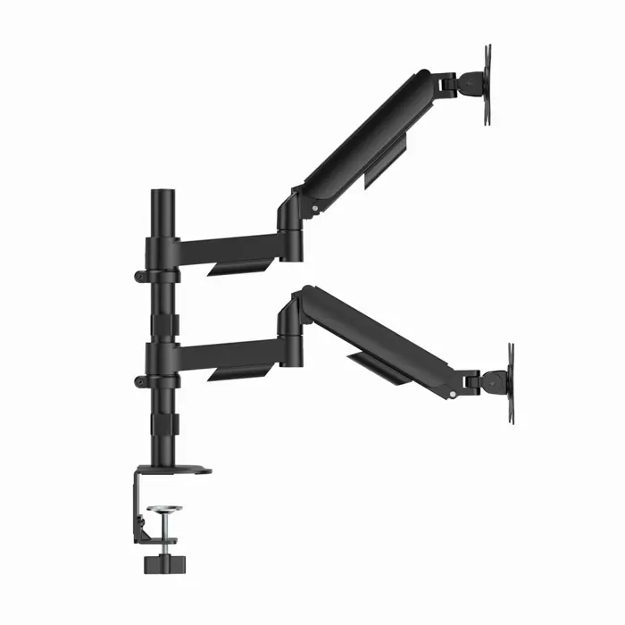 GEMBIRD ADJUSTABLE DESK 2-DISPLAY MOUNTING ARM 17”